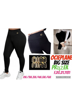 Leginsy damskie ocieplane (2XL-6XL) 21-1131