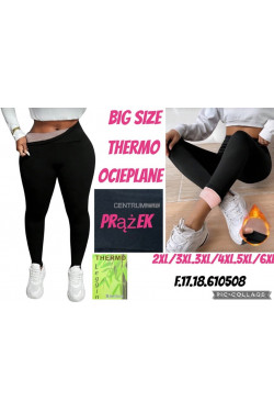Leginsy damskie ocieplane (2XL-6XL) 610508