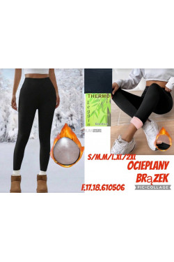 Leginsy damskie ocieplane (S-2XL) 610506