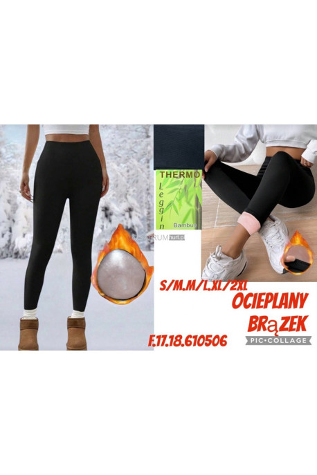 Leginsy damskie ocieplane (S-2XL) 1