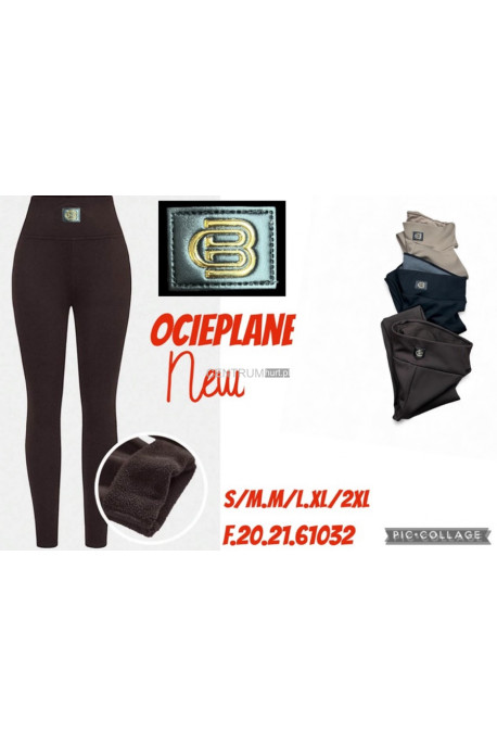 Leginsy damskie ocieplane (S-2XL) 1