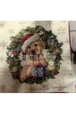 Poszewka gobelinowa złota nitka