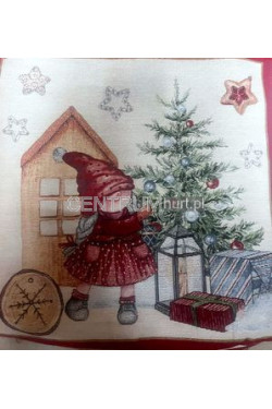 Poszewka gobelinowa złota nitka