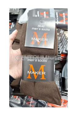 Skarpety polskie bawełna (39-42) BRĄZ