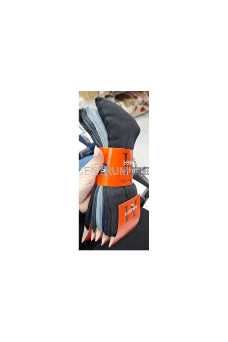 Skarpety polskie bawełna (43-46) CZARNE