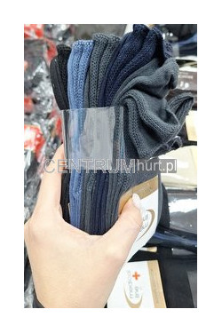 Skarpety zdrowotne polskie bawełna (43-46) MIX KOLORÓW