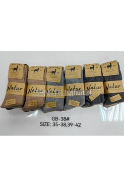 Skarpety damskie z alpaką GB-38