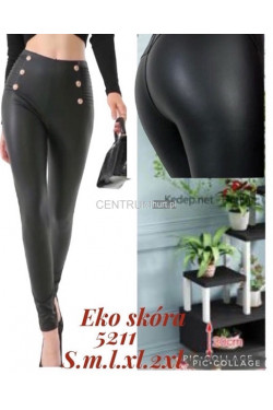 Spodnie skórzane damskie (S-2XL) 5211