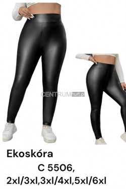 Spodnie skórzane damskie (2XL-6XL) C5506