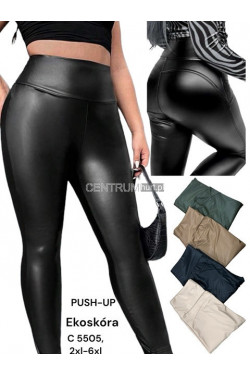 Spodnie skórzane damskie (2XL-6XL) C5505