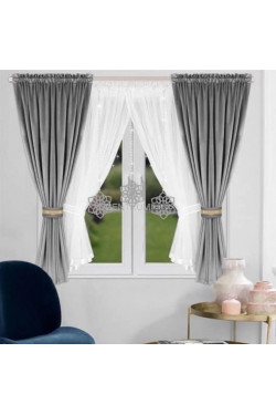 KOMPLET FIRANKI (155x400cm,2(160x150cm)) 3412