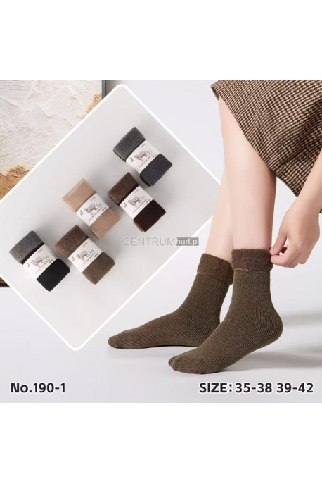 Skarpety damskie ocieplane (35-42) 1