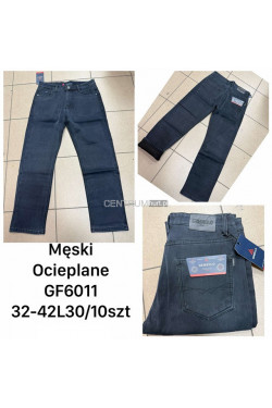 Jeansy męskie ocieplane (32-42) 4247