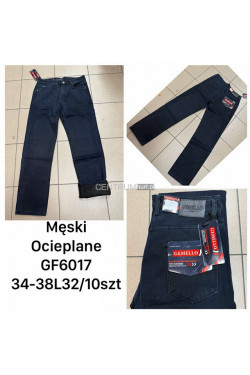 Jeansy męskie ocieplane (34-38) 4248