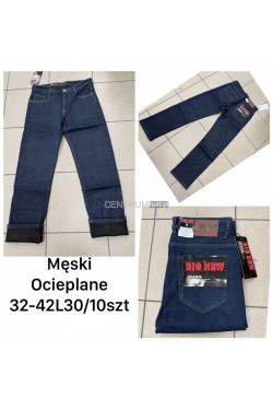 Jeansy męskie ocieplane (32-42) 4249
