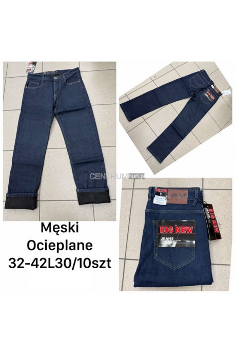 Jeansy męskie ocieplane (32-40) 42