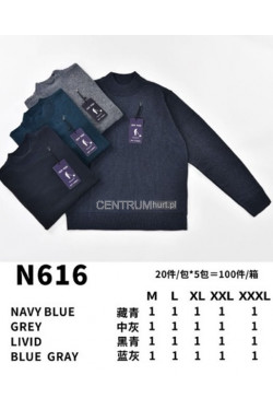 Sweter męski (M-3XL) N616