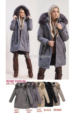 Kurtki damskie zimowe (2XL-7XL) 93WC86