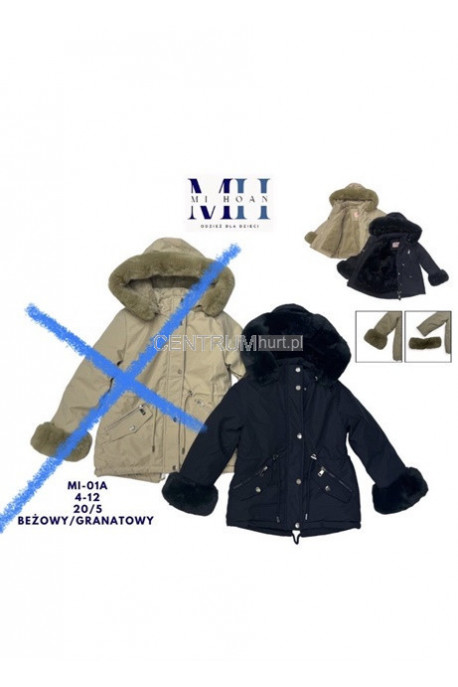 Kurtka dziewczęca zimowa (140-164) 1