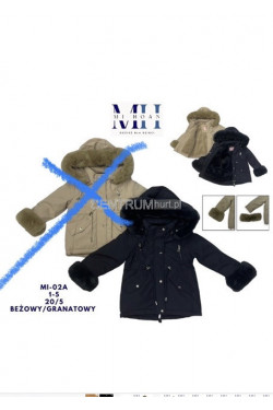 Kurtka dziewczęca zimowa (1-5) MI-02A