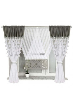 KOMPLET FIRANKI 2cz(145x160cm),120x130 4869