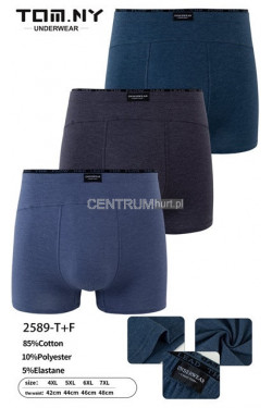 Bokserki męskie (4XL-7XL) 2589-T+F