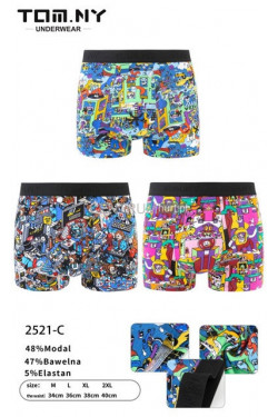 Bokserki męskie (M-2XL) 2521-C