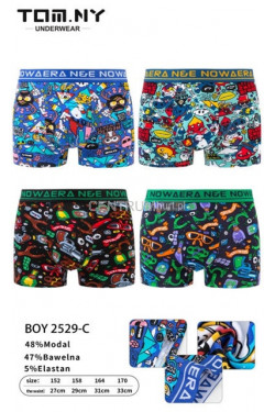 Bokserki chłopięce (152-170) BOY2529-C