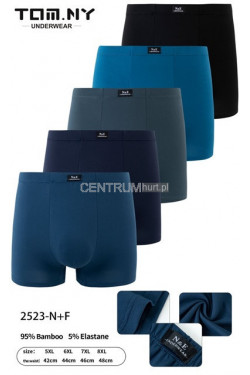 Bokserki męskie (5XL-8XL) 2523-N+F