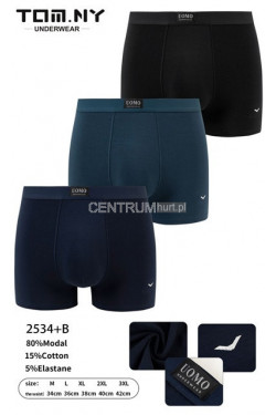 Bokserki męskie (M-3XL) 2534+B