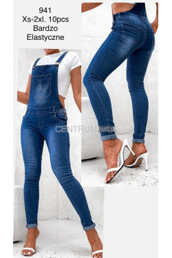 Ogrodniczki jeansowe damskie (XS-2XL) 941