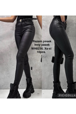Spodnie skórzane damskie (XS-XL) WH8236