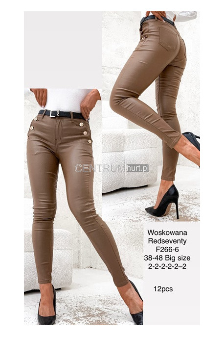 Spodnie skórzane damskie (38-48) 1