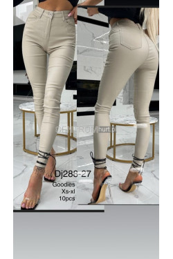 Spodnie skórzane damskie (XS-XL) DJ288-27
