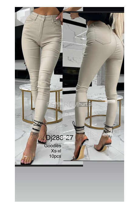 Spodnie skórzane damskie (XS-XL) 2