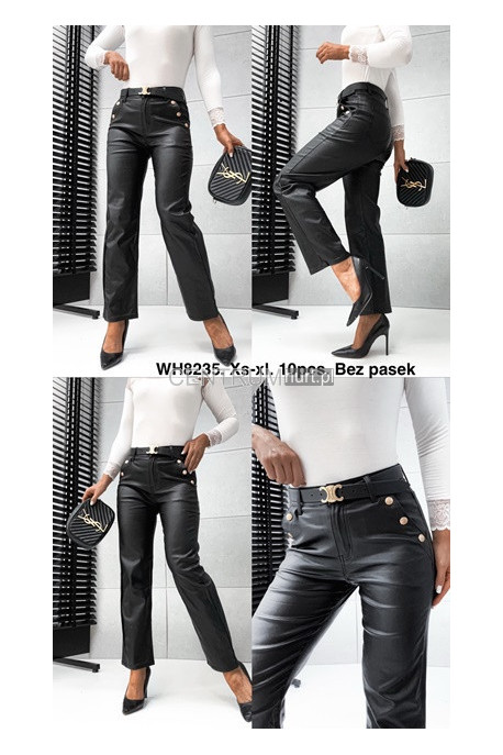 Spodnie skórzane damskie (XS-XL) 2