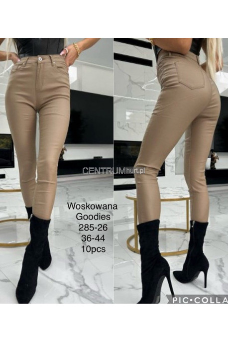 Spodnie skórzane damskie (XS-XL) 2