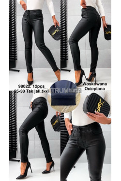 Spodnie skórzane damskie (S-XL) 98022