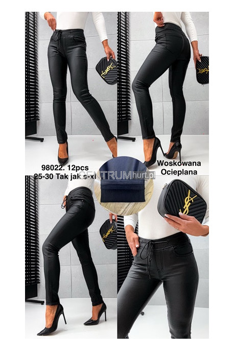 Spodnie skórzane damskie (XS-XL) 2