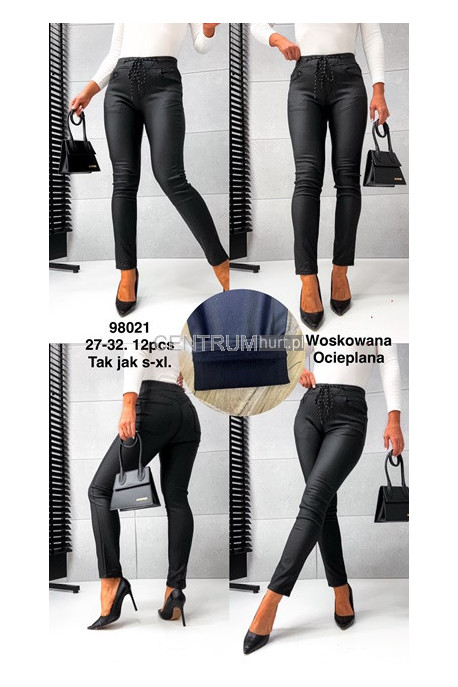 Spodnie skórzane damskie (XS-XL) 2