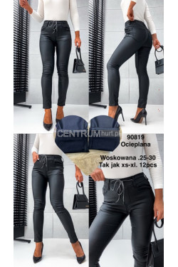 Spodnie skórzane damskie (XS-XL) 90819