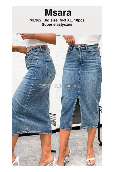 Spódnica jeansowa damska (XS-XL) 2