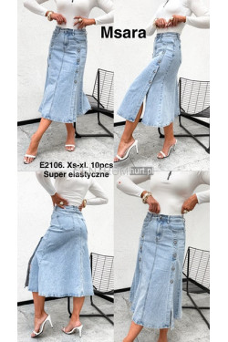 Spódnica jeansowa damska (XS-XL) E2106
