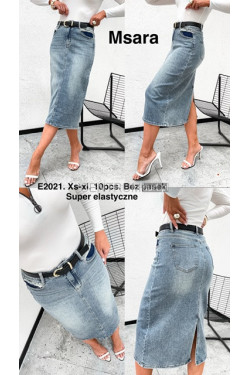 Spódnica jeansowa damska (XS-XL) E2021