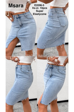 Spódnica jeansowa damska (XS-XL) E2096-5