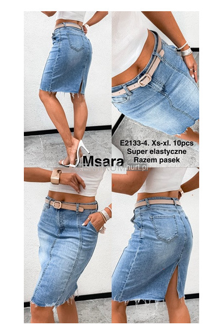 Spódnica jeansowa damska (XS-XL) 2
