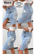 Spódnica jeansowa damska (XS-XL) 2
