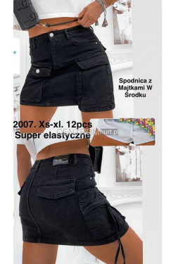 Spódnica jeansowa damska (XS-XL) 2007