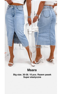 Spódnica jeansowa damska (30-38) 1365