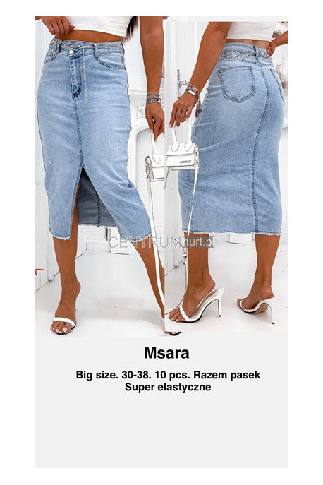 Spódnica jeansowa damska (XS-XL) 2